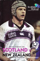 Scotland v New Zealand 2001 rugby  Programme